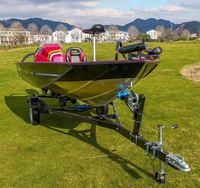 Bateau à fond plat en aluminium V518L compatible avec le bateau en aluminium Kimple