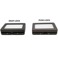 Coffret de 9 boîtes métalliques avec plateau de présentation noir, organisateur de pierres précieuses en cuir PU et MDF à bouton-poussoir pour exposition de bijoux