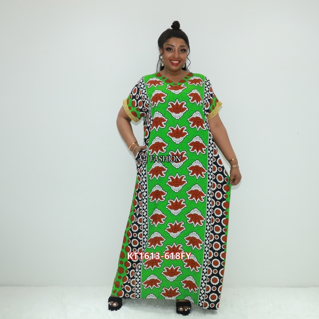 ladies dresses in nigeria African Dress Toub 2022 Ay Fashion Kt1613-618fy Boubou Kaftan off-shoulder prom dress