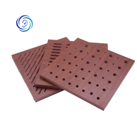 Panneaux acoustiques modernes pour plafond, en MDF perforé, en bois MGO, insonorisants, pour salles de sport, gymnases et auditoriums