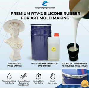 Silicone de qualité industrielle et alimentaire pour éléments décoratifs en plâtre, moulures, gypse et GRC, avec traitement au calandrage et durcissement à l'étain - Product Image 1