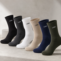 Chaussettes pour hommes personnalisées avec logo pour un usage quotidien, décontracté, sportif, entraînement, fabricant OEM