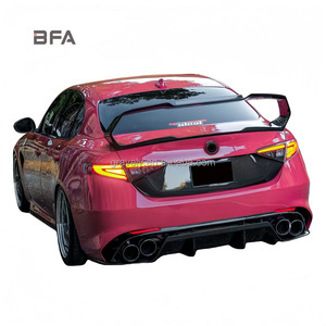 Alerón Trasero GTAm Mejorado para <span class=keywords><strong>Alfa</strong></span> <span class=keywords><strong>Romeo</strong></span> Giulia, Kit de Carrocería de Fibra de Carbono, Apto para Modelos <span class=keywords><strong>2.0</strong></span> y 2.9QV, Entrega Rápida. - Product Image 4