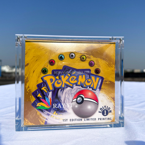 RAY YI Custodia in Acrilico Ultra Trasparente per <span class=keywords><strong>3</strong></span> Blister della Serie <span class=keywords><strong>Pokemon</strong></span> EX con Coperchio Magnetico - Product Image 6