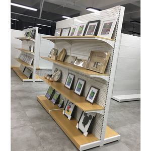 Estantes de exhibición de madera, estante de tienda para supermercado, <span class=keywords><strong>daiso</strong></span> / miniso / nome - Product Image 6
