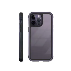 KZDOO Ares Casing Super Anti Guncangan Penutup Belakang Pelat Belakang Antigores Anti Benturan Logam Aluminium untuk iPhone 14/14Plus/14Pro/14Promax