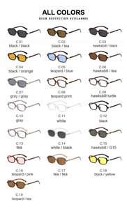Nouvelles <span class=keywords><strong>Lunettes</strong></span> de Soleil Rétro Vintage Carrées pour Femmes 2026 – Design Classique Simple et Tendance, Modèle Rectangulaire Unisexe - Product Image 4