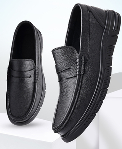 Mocasines Impermeables para Hombre con Punta Cerrada, Cuero de Oveja de Primera Capa, Suela Gruesa Resistente al Desgaste, Zapatos Cómodos con Suela Suave - Product Image 6