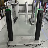 Système piétonnier automatique de contrôle d'accès de tourniquet de portes de vitesse lecteur de Code QR barrières anti-collision du trafic de barrière