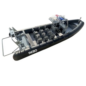 Bateau pneumatique à double coque rigide en aluminium German Patrol 28,7 pieds RIB 860 Hypalon/PVC - Product Image 3