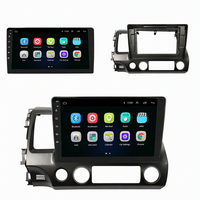 Autoradio Android 15 avec écran OLED, résolution HD, GPS, CarPlay, Android Auto / WiFi, écran tactile pour Honda Civic 2008-2011
