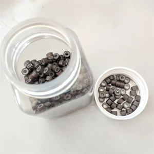 Micro cuentas forradas de silicona para extensión de cabello de <span class=keywords><strong>Punta</strong></span> Micro anillo enlaces cuentas 1000 uds/botella - Product Image 6