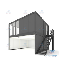 Maison miroir préfabriquée japonaise modulaire en conteneur à construction rapide avec certificat CE