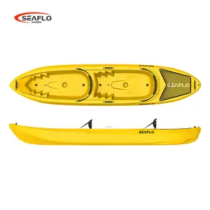 SEAFLO廉价塑料hdpe简易划船2成人双人可垂涎海洋海洋座椅2人双人皮艇坐在顶级皮艇上出售