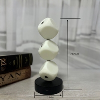 Lampe LED modulaire en forme de dés StackGlow à base de résine |   Lampe de nuit empilable DIY |   Lampe d'Ambiance Magnétique Créative Alimentée par USB Personnalisable