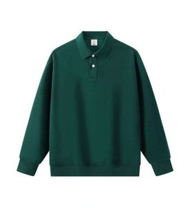 H5492 Nouveautés Vente en gros Sweat-shirts personnalisés en coton mélangé 350 grammes Col polo Sweat-shirts unisexes - Product Image 6