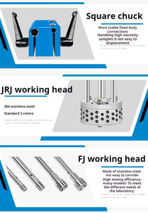 IKEME Lab industriel homogène émulsifiant mélangeur crème lait homogénéisation mélange haut cisaillement mélangeur laboratoire mélange homogénéisateur cosmétique - Product Image 5