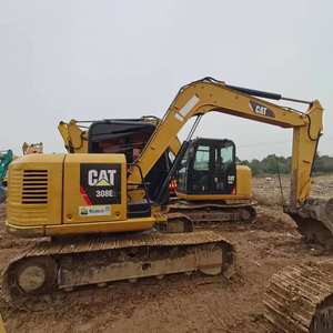 Conception originale Caterpillar, pelle hydraulique multifonctionnelle CAT308 d'occasion, 8 tonnes, CAT308E, CAT308D, pelle rétrocaveuse, très demandée - Product Image 2