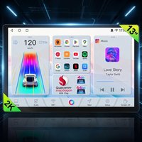 Autoradio Android 2K avec écran tactile 13 pouces, navigation GPS, stéréo, Android Auto et CarPlay, montage sur tableau de bord, garantie 1 an