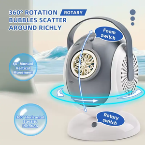 เครื่องทำฟองอากาศ360 ° แบบมีหลายรูหมุนได้60 ° ขึ้นลงองศาเครื่องทำฟองแบบมือถือของเล่นงานแต่งงานของขวัญ - Product Image 5