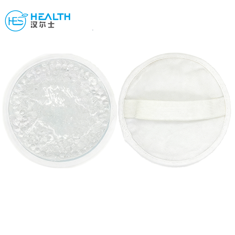 Portable Reusable Plush Backed PVC Mini Gel Ice Bag Hot/Cold Pack 12.7x12.7cm for First Aid Injury Recovery Muscle Pain Relief