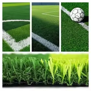 Césped Artificial para Fútbol de PE para Exteriores de Alta Resistencia con Altura de Pelo de 50 mm, Marca CSP, Más de <span class=keywords><strong>5</strong></span> Años de Duración, 2 Tonos, 4x25M - Product Image 5