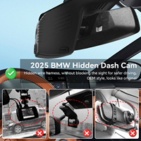 ADINKAM Caméra Embarquée 4K Discrète WiFi Sans Fil pour BMW Série 3 Série 4 325i 325Li 330i 330Li 425i 430i Enregistreur Vidéo