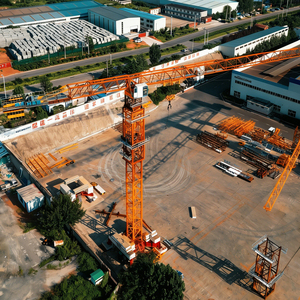 Grue à tour à plateforme plate QTZ600 H8042A d'<span class=keywords><strong>occasion</strong></span>, capacité de charge de 25 tonnes, avec certification CE, fournisseur de grues à tour d'<span class=keywords><strong>occasion</strong></span> - Product Image 4