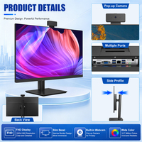 PC de escritorio para juegos todo en uno de 23,8 pulgadas I3 I5 I7 1K 2K 1920*1080 Pantalla LCD 8/16/32GB 512GB SSD opcional