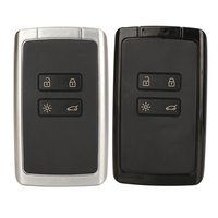 Clé de voiture intelligente de remplacement pour Renault Megane 4, télécommande d'alarme de voiture, clé intelligente 434 MHz, puce Hitag AES 4A, clé de voiture sans clé (Keyless Go/Entrée)