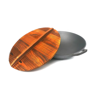 Woks Tradicionais de Ferro Fundido Antiaderente para Cozinha Grande e Indução - Product Image 4