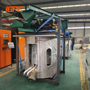 Horno de Fusión por Inducción Industrial IGPE de 1T de Capacidad, Ahorro de Energía, para Acero/Hierro, 1 Año de Garantía, PLC, Caja de Cambios, Larga Vida Útil - Product Image 1