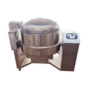 Marmite industrielle <span class=keywords><strong>électrique</strong></span> de 200L avec chauffage à l'huile thermique et chemisé avec agitateur - Product Image 3