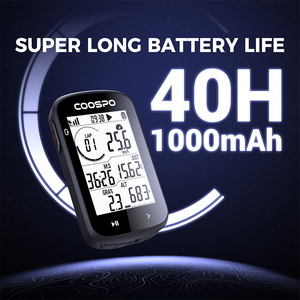 Computadora GPS Inteligente para Bicicleta COOSPO CS300, Pantalla de 2.6 Pulgadas, Batería de 1000 mAh, Velocímetro Digital Inalámbrico a Prueba de Agua, Odómetro ANT+ - Product Image 3