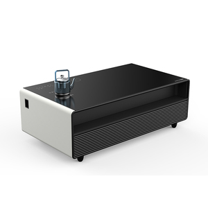 Muebles inteligentes, sala de estar, <span class=keywords><strong>nevera</strong></span>, <span class=keywords><strong>mesa</strong></span> de centro, blanco con hervidor de agua hirviendo, carga inalámbrica, cajón refrigerado - Product Image 4