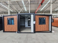 Maisons conteneurs 20/40 pieds, maisons mobiles pliantes, studios extensibles, salles de bain, cuisines, appartements, design moderne, respirant, CE