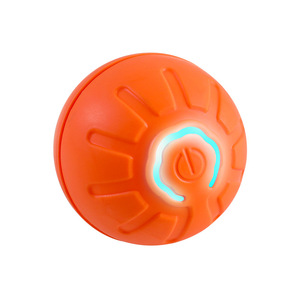 Smart Bouncy Ball Dog Toy Orange Blue <b>Bite</b> Resistant Automatic Teaser Self Entertainment Pet Interactive Toy - Product Image 1