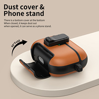 Étui pour écouteurs en similicuir avec fermeture magnétique créative pour AirPods 4/3/2 Pro 3 Étui de protection