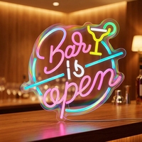 Mini enseigne néon LED RGB publicitaire extérieure ZL pour voiture et parc, support mural pour logo de mariage avec étanchéité IP65, certifiée CE RoHS