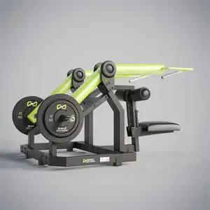 बच्चों पैर प्रेस व्यायाम जिम वजन बेंच विस्तार कर्ल मशीन के साथ Multifunctional स्टील ढेर प्रेस/हैक स्लाइड/फूहड़