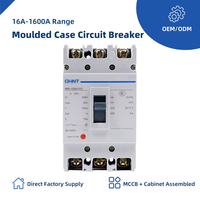 Disjoncteur à boîtier moulé (MCCB) NM1 100A 250A 400A 630A, interrupteur principal triphasé quatre fils basse tension