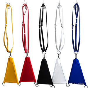 บิบฝึกม้ารุ่นใหม่ Horshi พร้อมสายรัดอกม้าแบบ Martingale ที่มีบิบถอดออกได้ ปรับขนาดได้ ทำจาก PVC - Product Image 1
