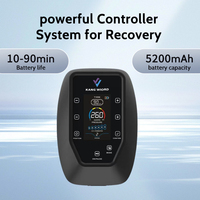 Masajeador de Piernas con Compresión de Aire, 6 Modos de Masaje, Batería de 5200mAh, Presión de 80-260mmHg para Mejorar la Circulación y Relajar los Músculos