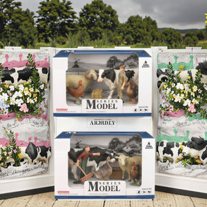 Solido Farm mucca animale gallina piuma d'oca modello di serie di giocattoli solido di plastica in PVC pecore figurine - Product Image 3