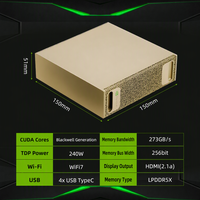 DGX SPARK Superordinateur en cluster à double système Linux PCIe Blackwell AI Petit serveur 940-54242-0006-000