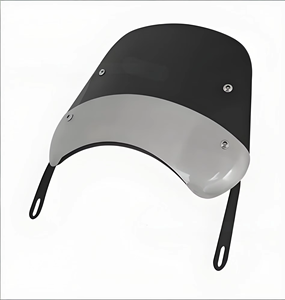 Kit de support d'extension de déflecteur de pare-brise de moto détachable compatible avec CG125 CN125 CBF190TR Spoiler de pare-brise - Product Image 4