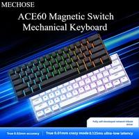 MCHOSE Ace60 Pro/Ace 60 Magnetic Switch Wired Mechanical Keyboard 8k Rate Hot Swappable RGB Gaming Keyboard for Mac/PC/Win