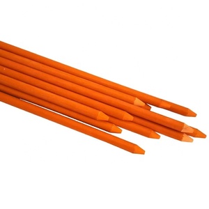 Orange FRP Fence Post Pultruded Fiberglass <b>Rod</b> Marker - Product Image 1