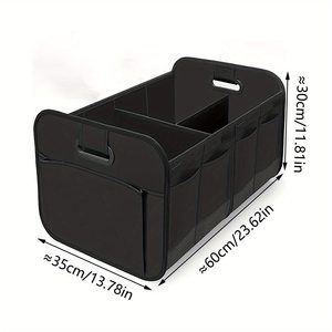 Organizer <span class=keywords><strong>per</strong></span> Bagagliaio Auto in Pelle Pieghevole Multifunzionale, Scatole Portaoggetti <span class=keywords><strong>per</strong></span> Auto in Offerta - Product Image 2
