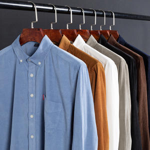 Camicie da <span class=keywords><strong>uomo</strong></span> in cotone 100% tinta unita <span class=keywords><strong>giapponese</strong></span> di alta qualità per camicie eleganti taglie forti in velluto a coste da <span class=keywords><strong>uomo</strong></span> - Product Image 2